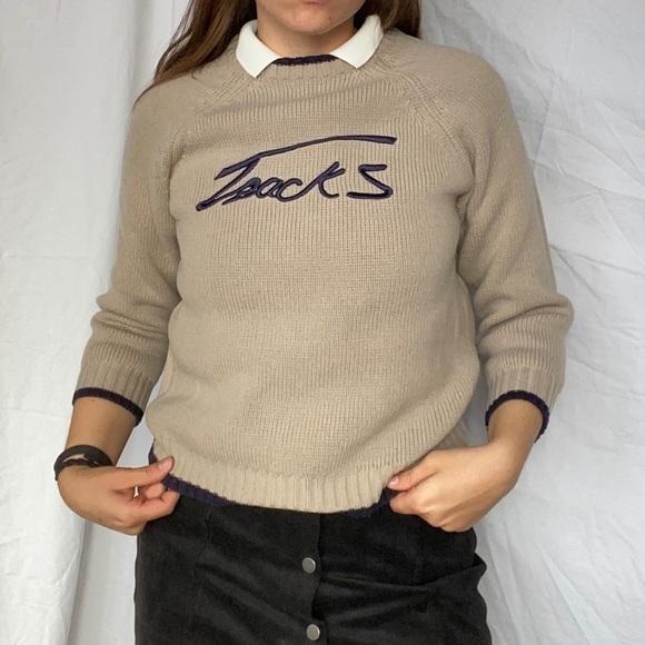 Brown sweater tan cream - Picture 6 of 10